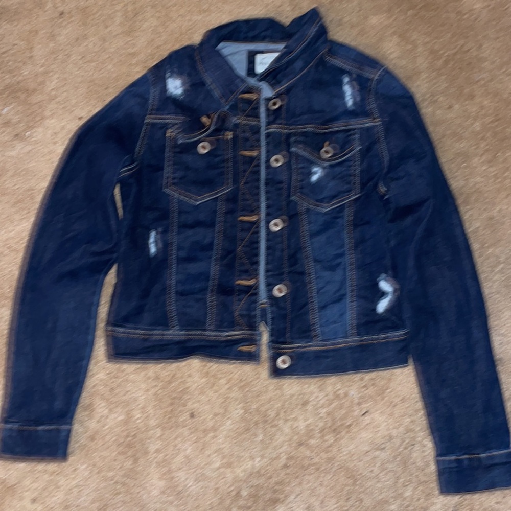 Denim Jean Button Up Jacket